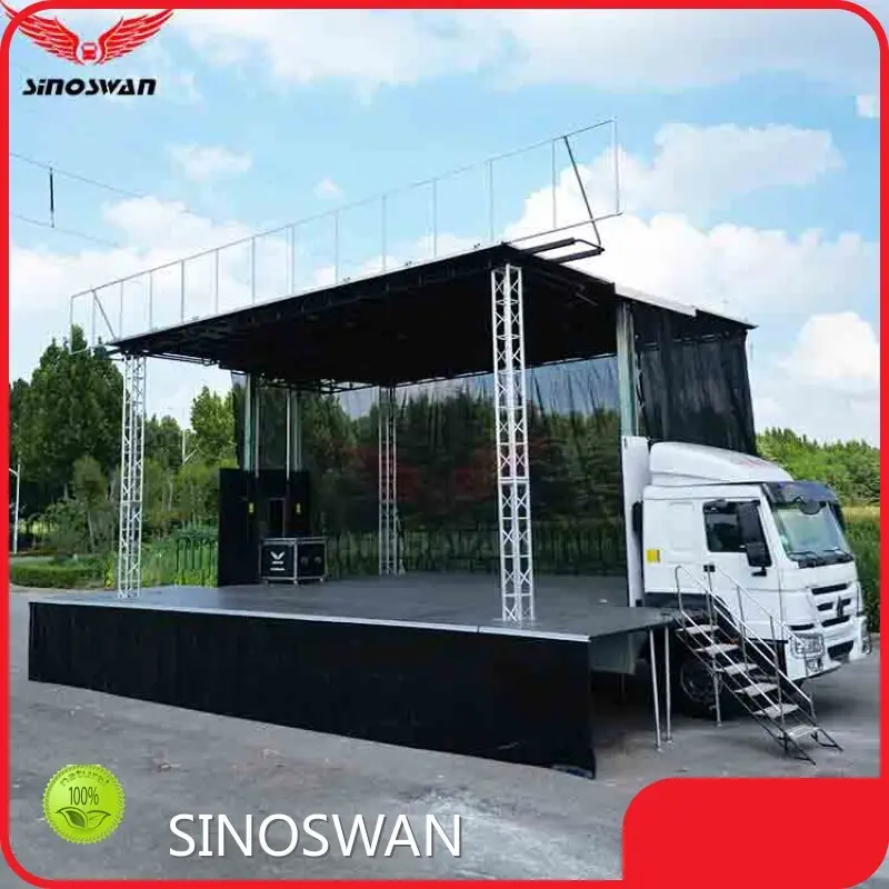 SINOSWAN Truck Trailer Stage Truck Trailer Stage for Business 1