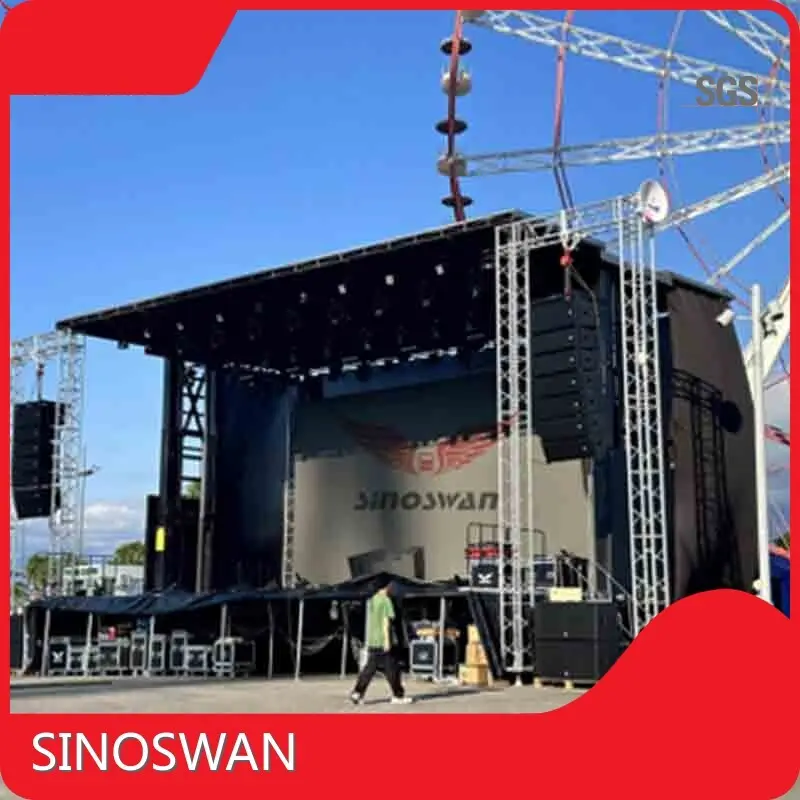 Portable Stage on Trailer - for Weddings and Private Events - SINOSWAN 1
