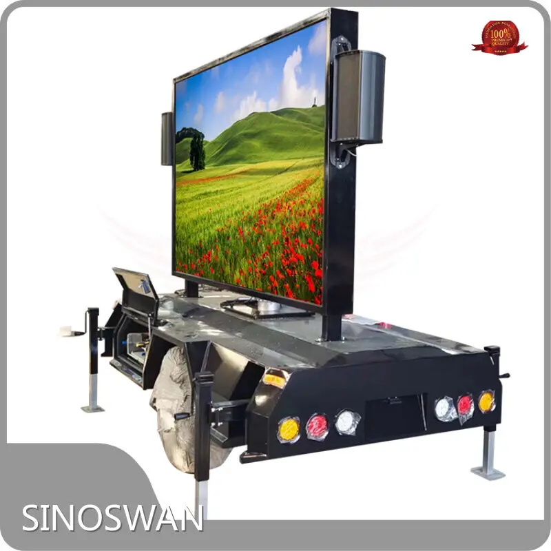 Mobile Led Sign Trailer Mobile Led Trailer Wholesale - SINOSWAN 1