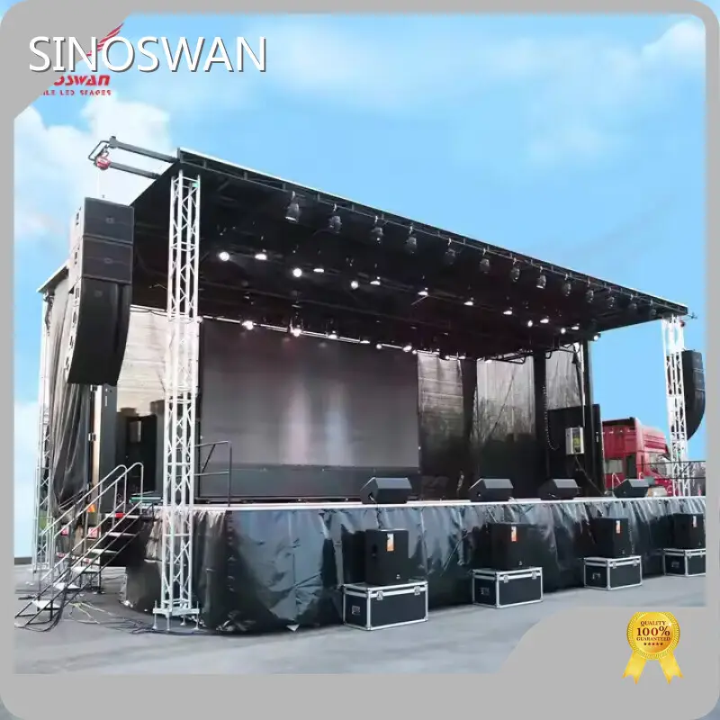 SINOSWAN Portable Stage Trailer for Sale Portable Stage Trailer for Sale for Business 1