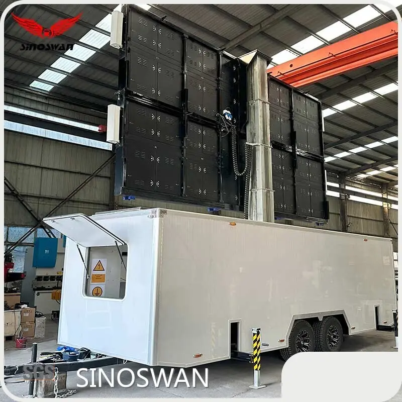 SINOSWAN Mobile Led Screen Trailer for Sale Company 1