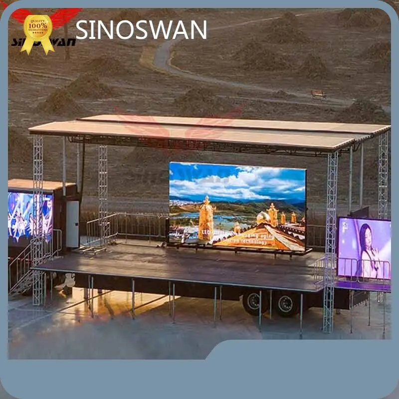 For Sports Events Small Mobile Stage Trailer by SINOSWAN 1
