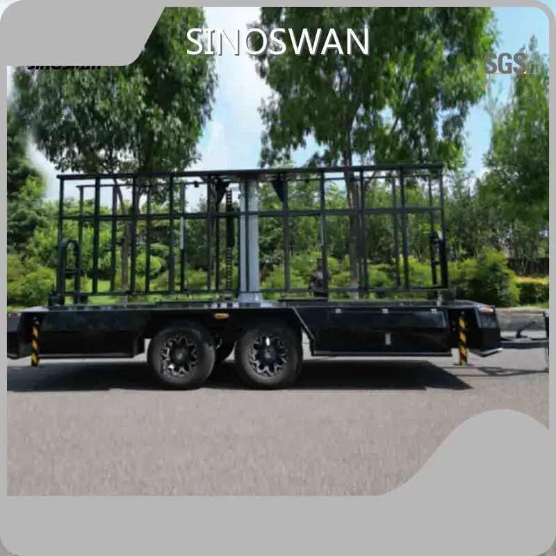 SINOSWAN Mobile Led Screen Trailer Mobile Led Screen Trailer Factory 1