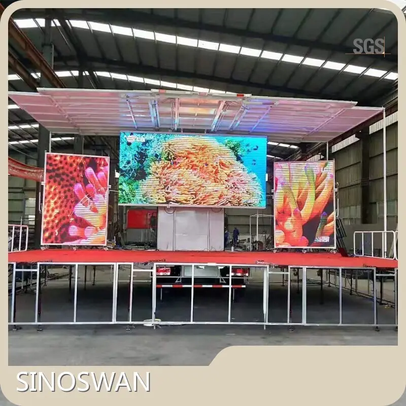 SINOSWAN Mobile Hydraulic Concert Stages Mobile Hydraulic Concert Stages Factory 1