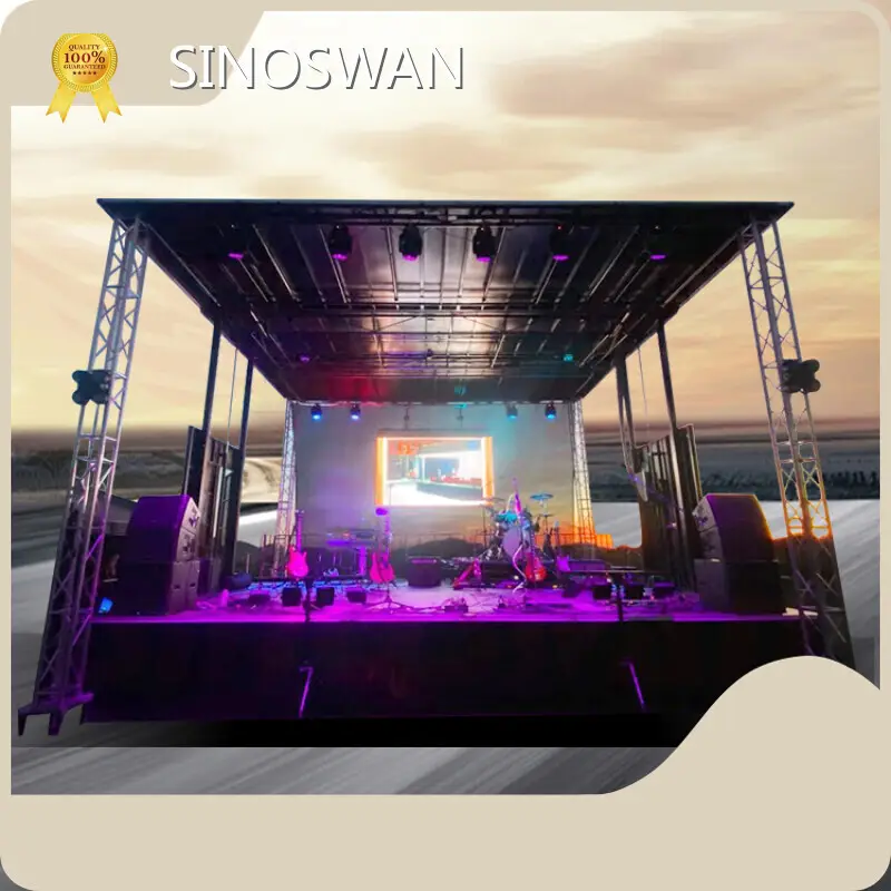 Concert Mobile Stage Trailer Supply for Political Rallies and Campaigns 1