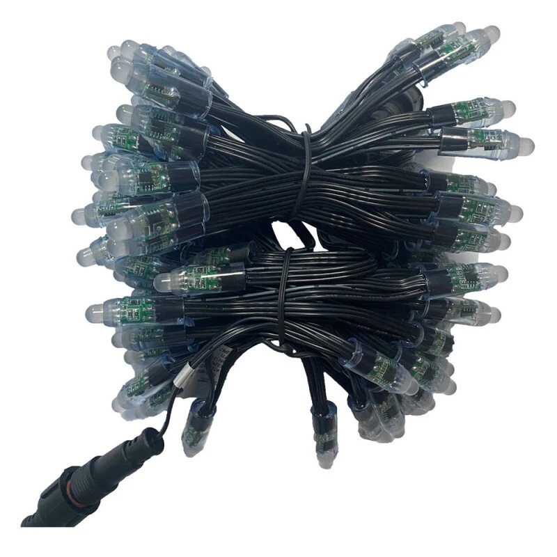 Waterproof DC 12V WS2811 bullet Pixels Digital Addressable RGB LED Lights String 1