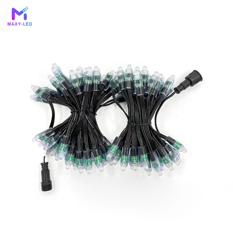 WS2811 LED String Pixels Digital Lights Addressable Waterproof RGB Full Color 12mm DC 5V 1