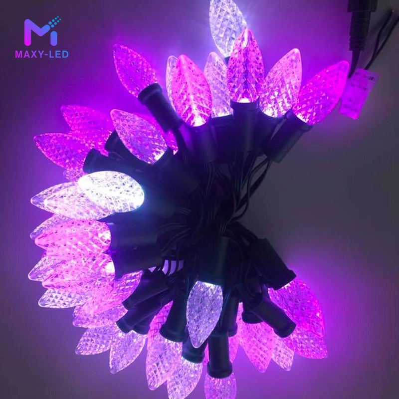 MAXY-LED C7 Christmas Lights String IP68 use for Indoor and Outdoor Wedding Party Christmas Decoration 1