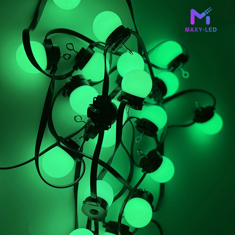 3D LED Pixel Ball Lumières de Noël colorées en gros de Ball String Light WS2811 DC12V IP68 1