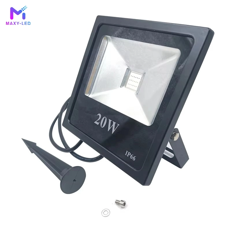MAXY-LED New Improved WS2811 12V 10W/20W/30W RGB LED Flood Lights 1