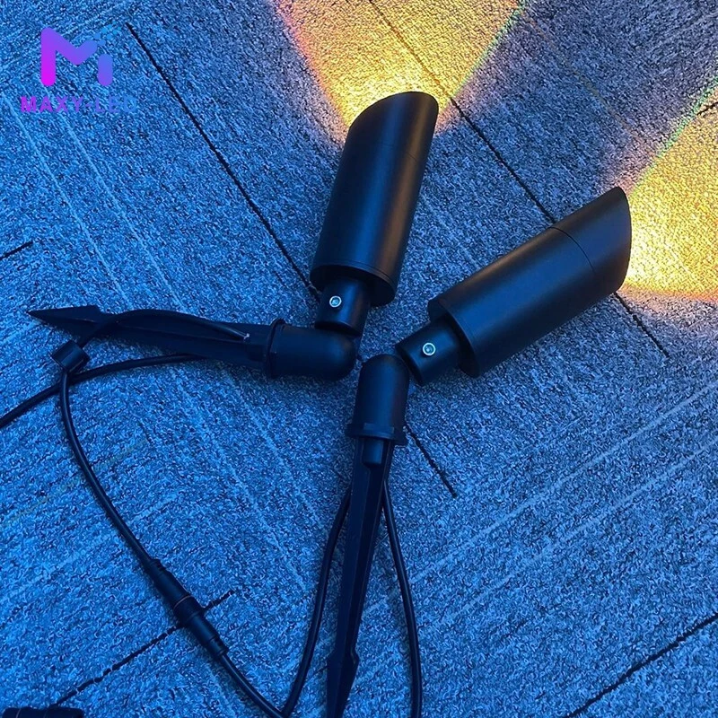 MAXY-LED Permanent Lighting RGB Decor Landscape Flood Spot Light for the Holidays and Permanent Year-round Use1 1