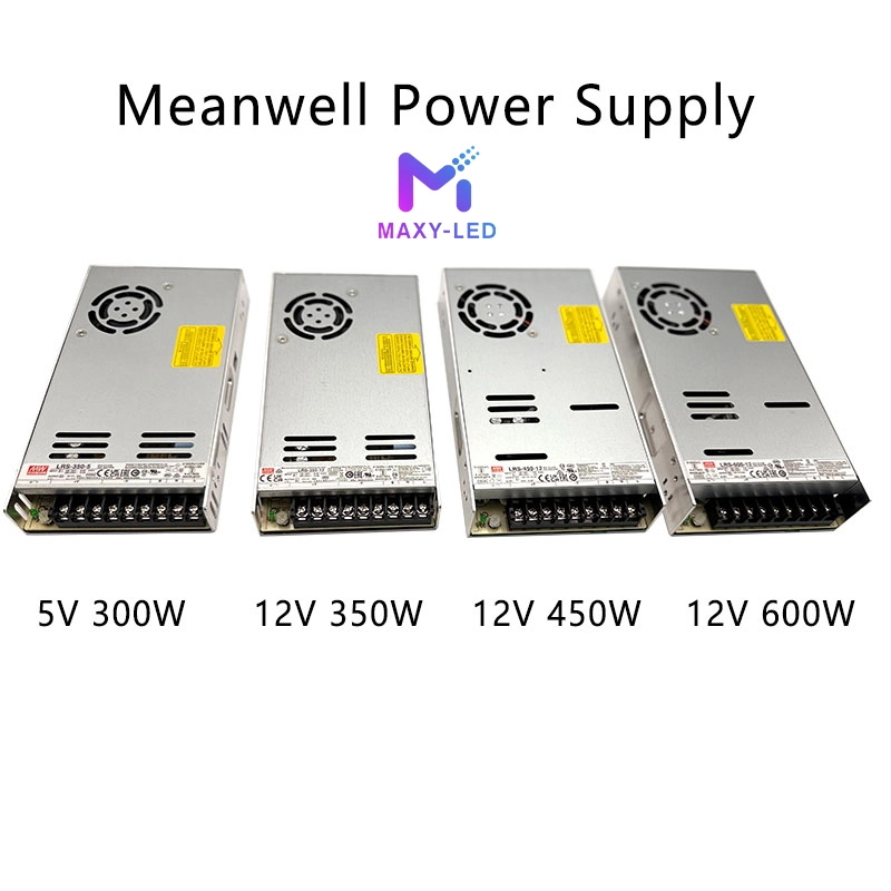 MAXY-LED Factory Hot Sale Meanwell DC 5V/300W 12V/350W LED Pixels Driver Switch Mode Power Supply 1