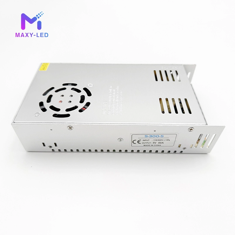 MAXY-LED Factory Hot Sale Generic DC 5V/300W 12V/360W LED Pixels Driver Switch Mode Power Supply 1