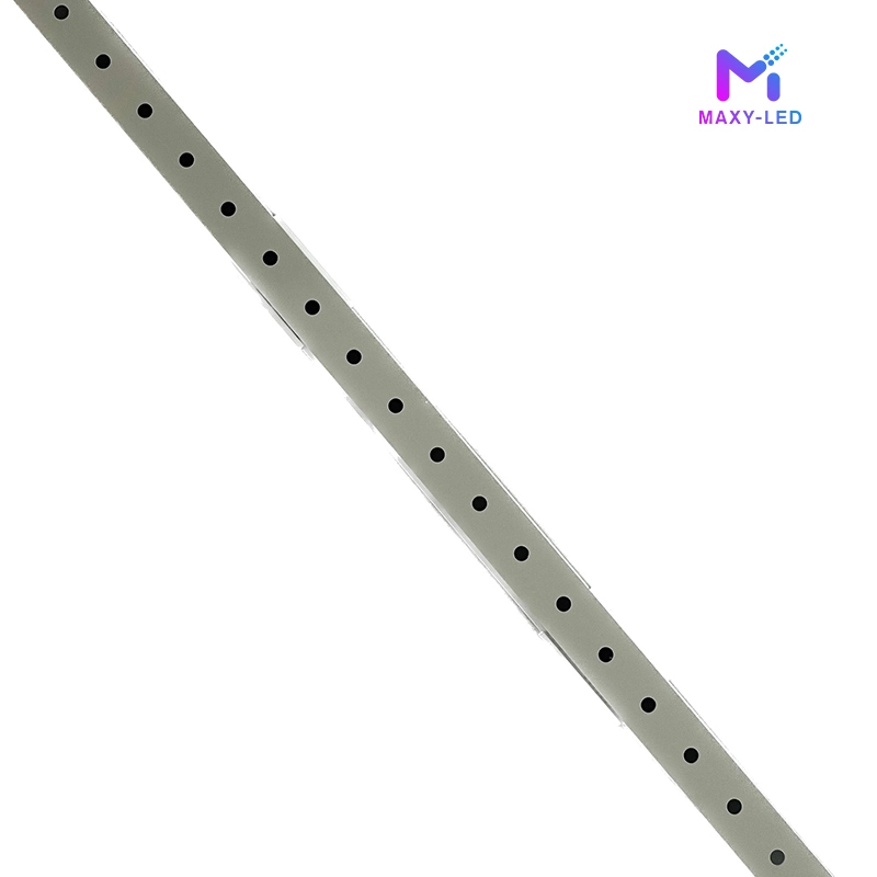 MAXY-LED New Arrival White/Black Color Aluminum Channel 1M 1/2/3  Spacing Track For Bullet Pixel Mounting 1