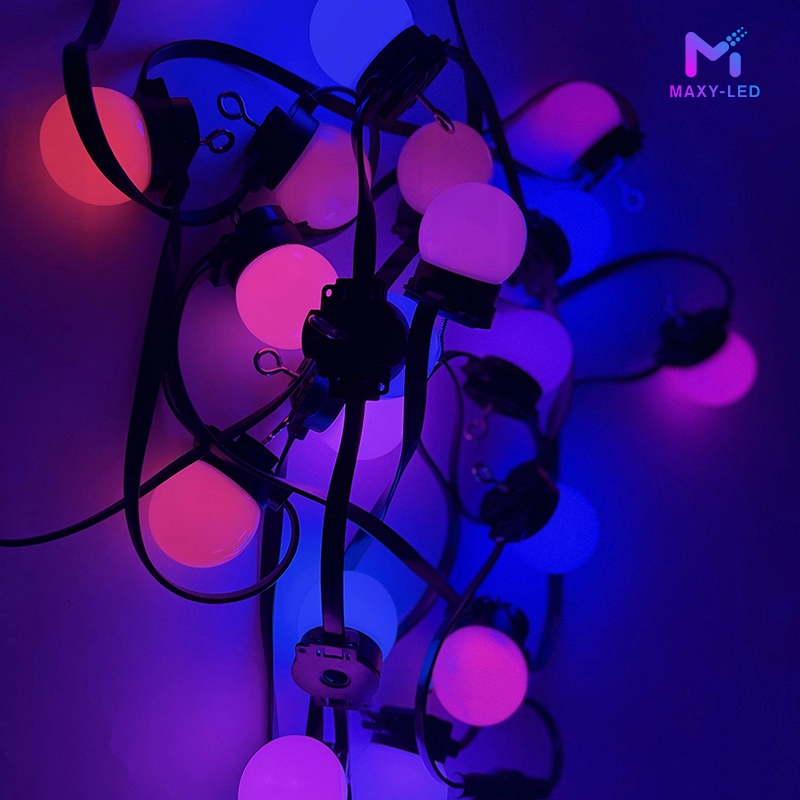 Intelligent Control Led Disco Ball String Light Commercial Christmas Lights Halloween Lights Outdoor WS2811 DC12V IP68 1