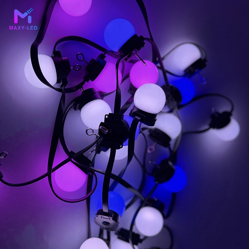 LED Lamp String for Christmas Festival Wedding Background Stage Home Yard Lighting WS2811 DC12V IP68 1