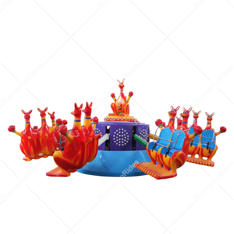 Playground Amusement Park Equipment Kids Theme Park  Rotating Bounce Happy Kangaroo Jumping Rides from Shangang Rides 1