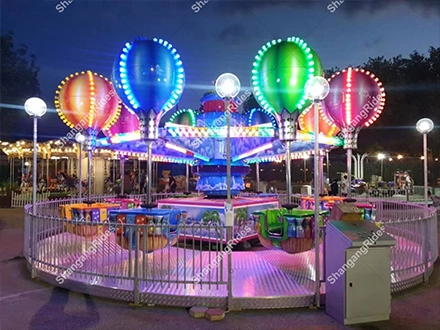Fun Park Carnival Children Games Amusement Equipment Ride Rotary Samba Balloon for Sale 1