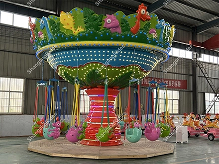Kids Amusement Rides Mini Flying Chair Rotary Dinosaur Flying Chair From Shangang Rides 1