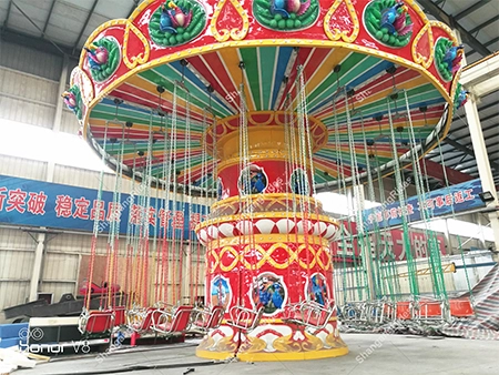 Equipo de entretenimiento con columpio personalizado, 36 asientos, atracciones de diversión, paseos en silla voladora en venta 1