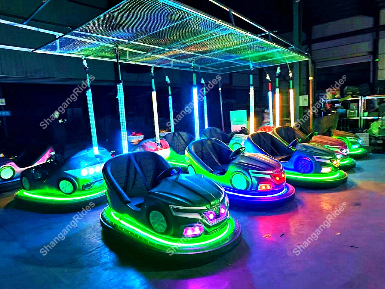 Shangang Amusement Manufacturer Battery Operated Adult Bumper Cars for Kids Indoor Rides Children Electric Dodgem Bumper Car For Sale 1