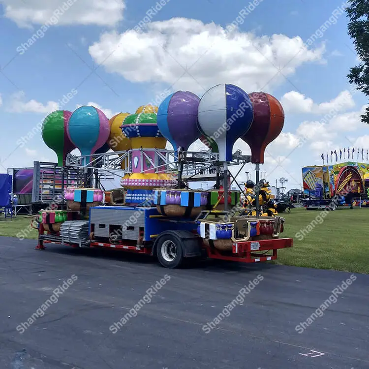 Attractive Factory Directly Supply Popular Amusement Park Rides Samba Balloon with Trailer for Sale 1