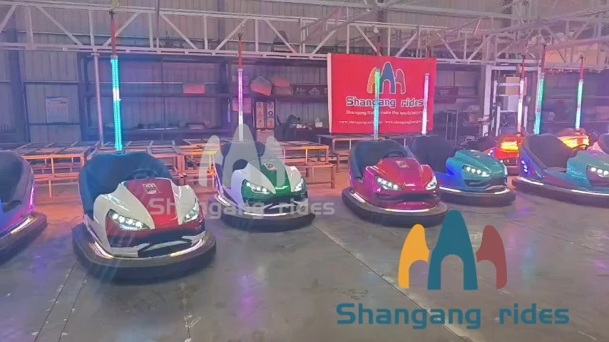 Bumper cars on trailer 1