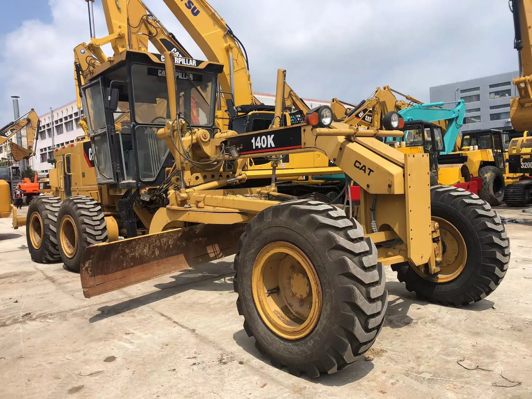 Cat Good Quality Motor Grader Used Cheap price Caterpillar 140k 1