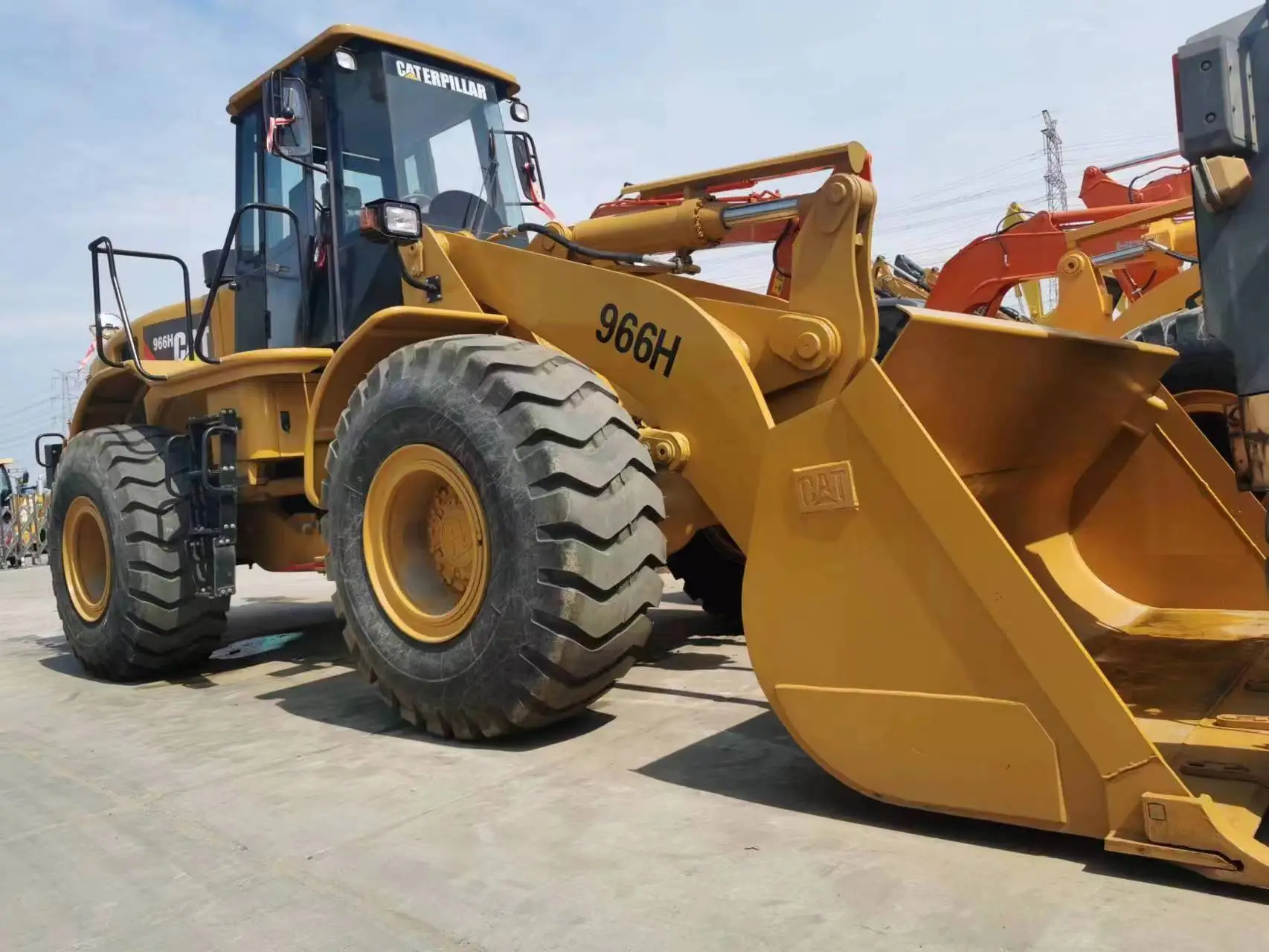 Б/у 966h 950h колесный погрузчик дешевая цена США Caterpillar 966g 966h 966 фронтальный погрузчик Cat 1