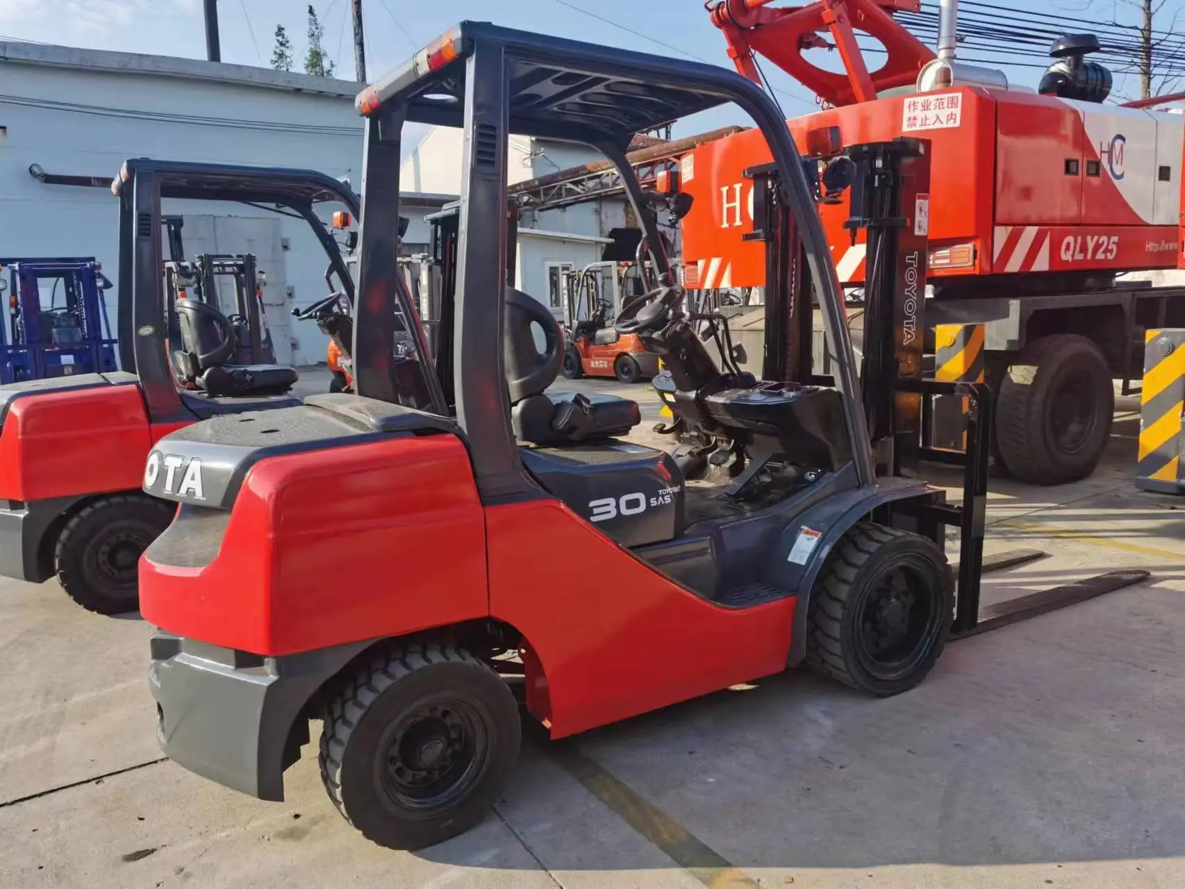 Japan Used Toyota Forklift 3ton 5ton Japanese Engine Low Price For Sale 1