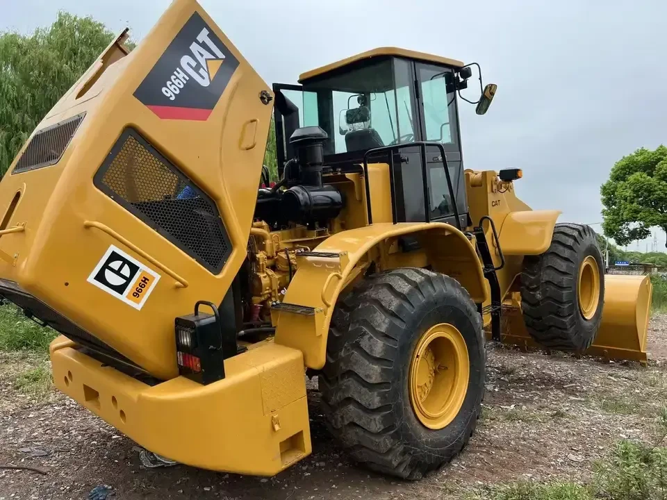 Second hand Caterpillar CAT966H wheel loader for sale cat966 competitive price 1
