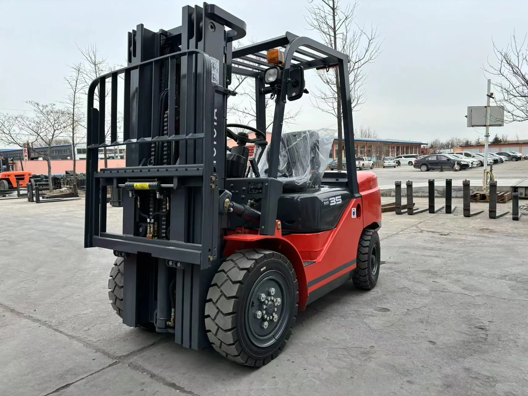 Toyota Japan Engine Forklift Lifting 3.0ton Meters 3 Stages Side Shift Capacity 3ton toyota Very New Low Price For Sale 1
