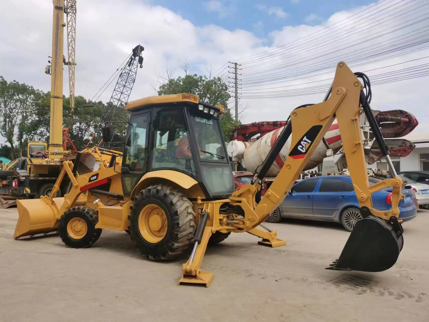 Hot Sale Caterpillar 420f Backhoe Loader Excavator Brand New Cat 416 420 430 4x4 Good Price For Sale 1