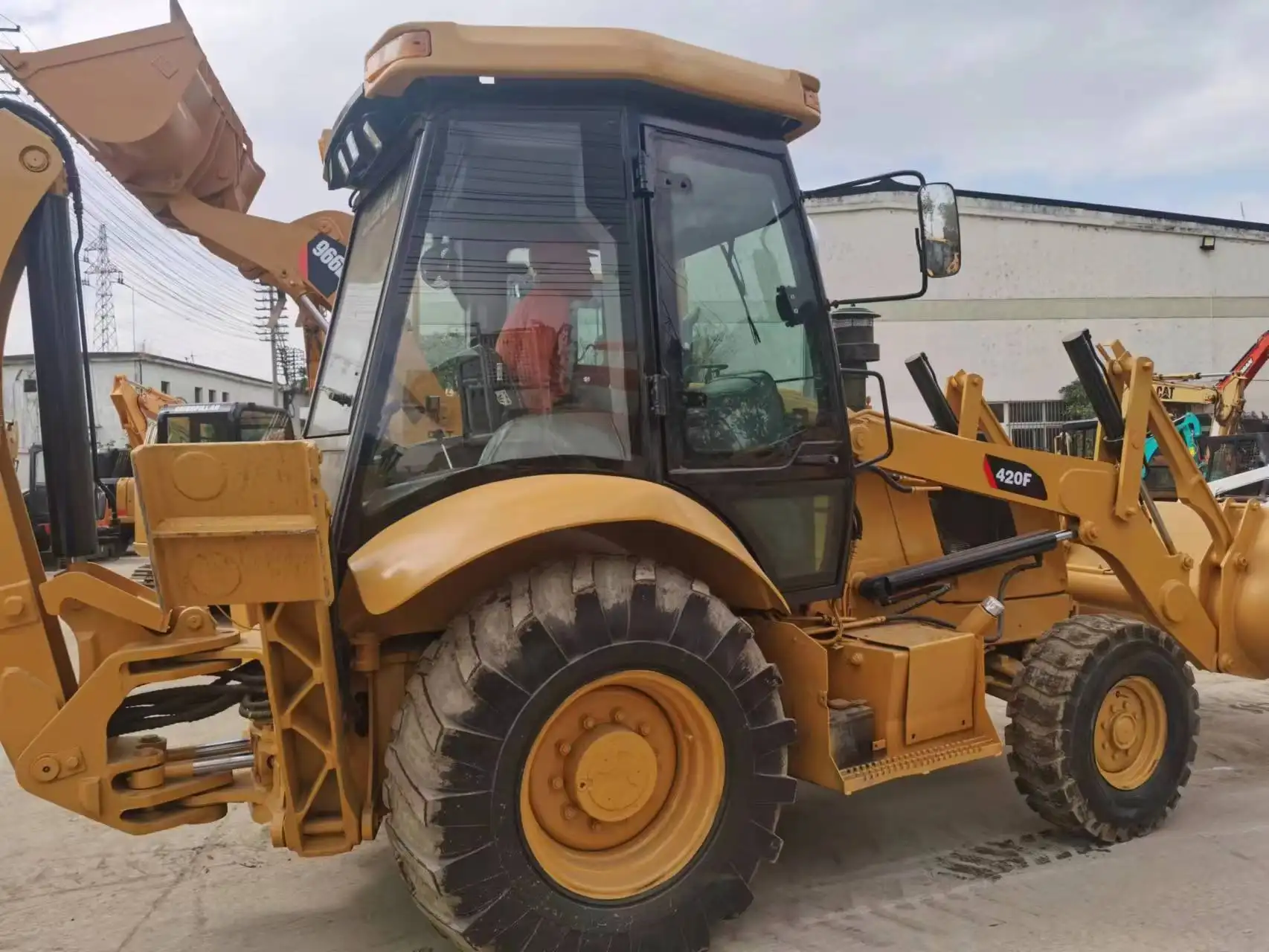 Used Heavy Equipment for Sale Backhoe Loader Wholesale - Junwei Machinery 3