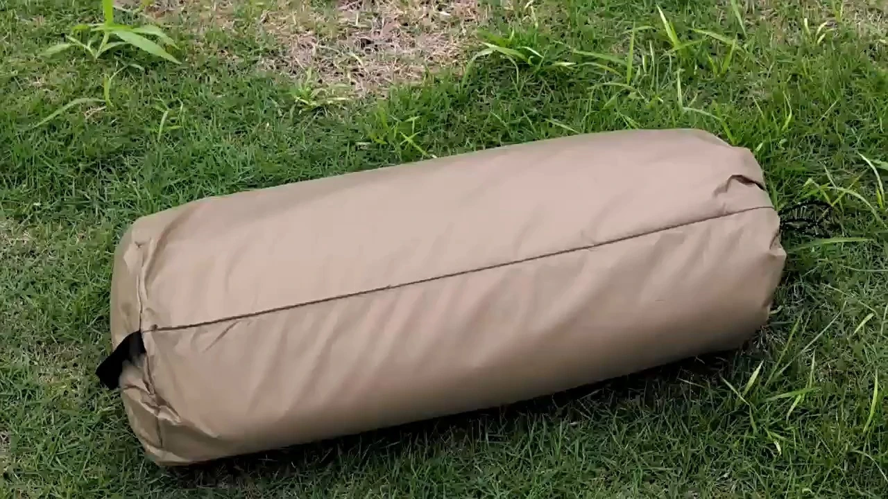 Outdoor Camping Pyramid Tent with Curved Door Four Seasons Anti-rain Lightweight and Wear-resistant Belt Canopy Tent 1