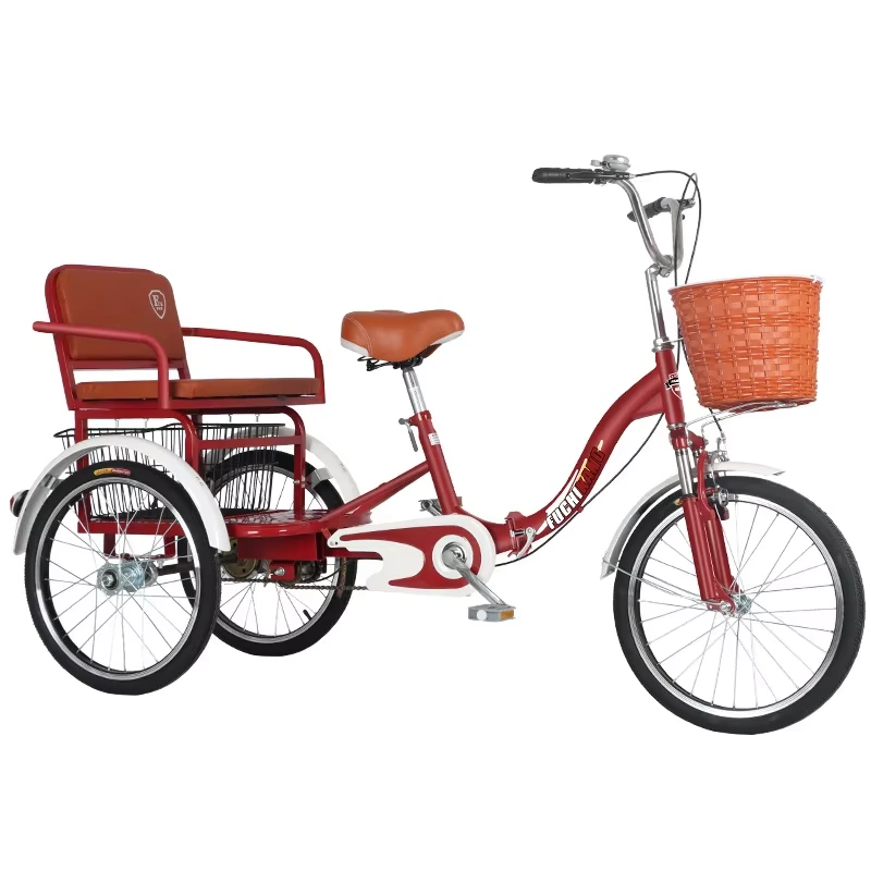 Wholesale 2024 Tricycles for Adults /cheap Adult Tricycle Bicycles/ Hot Sale Modern 3 Wheel Adult Tricycle Bike for Sale 1