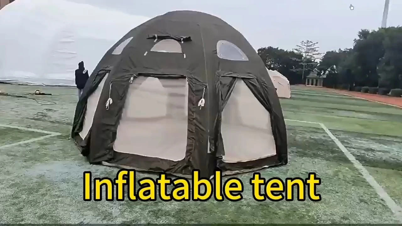 Inflatable Camping Dome Tent Shelter with Spacious Dimensions 1