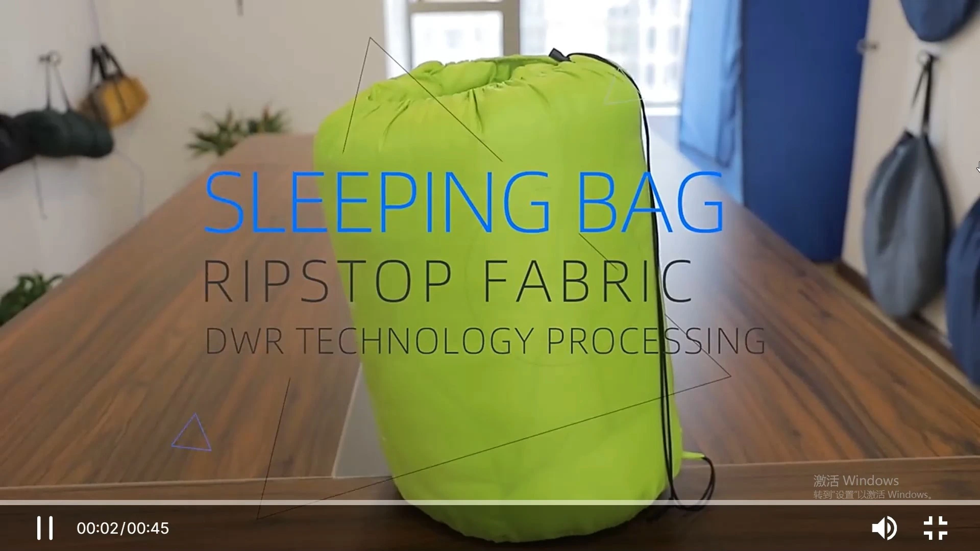 Compact Ultralight Portable Waterproof Custom Envelope Napper Outdoors Camping Sleeping Bag Wearable Sleeping Bag with Hood 1
