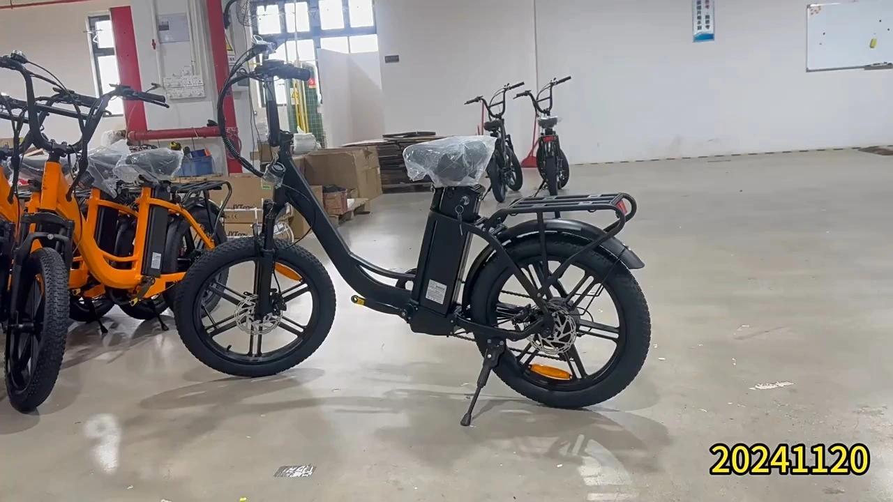 No Throttle Battery Power Supply Electric City Fat Tire Hybrid Bicycle Ebike 48V Electric Mountain Dirt E Bike 1