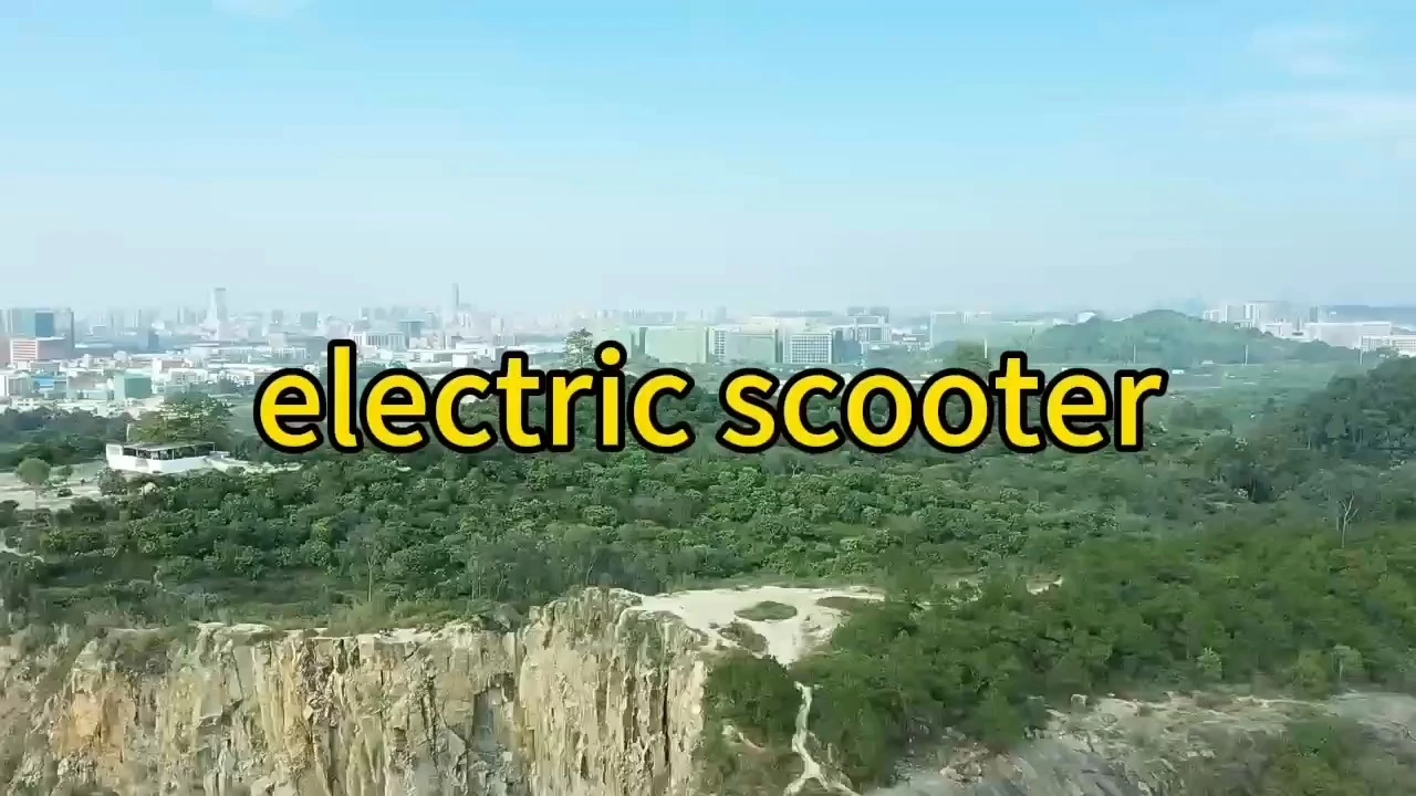 10 Inch Off-Road Smart Intelligent LED 10ah 40km Waterproof Folding Shock Absorbers Adults Electric Scooter 1
