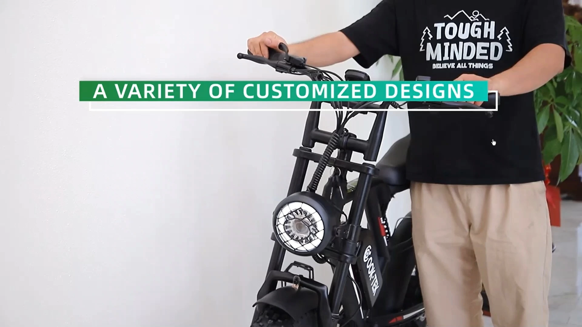 Frame 48v 750W Power Fat Tire Bicycle Electric Bike Folding Mountain Bike Long Range Ebike 1