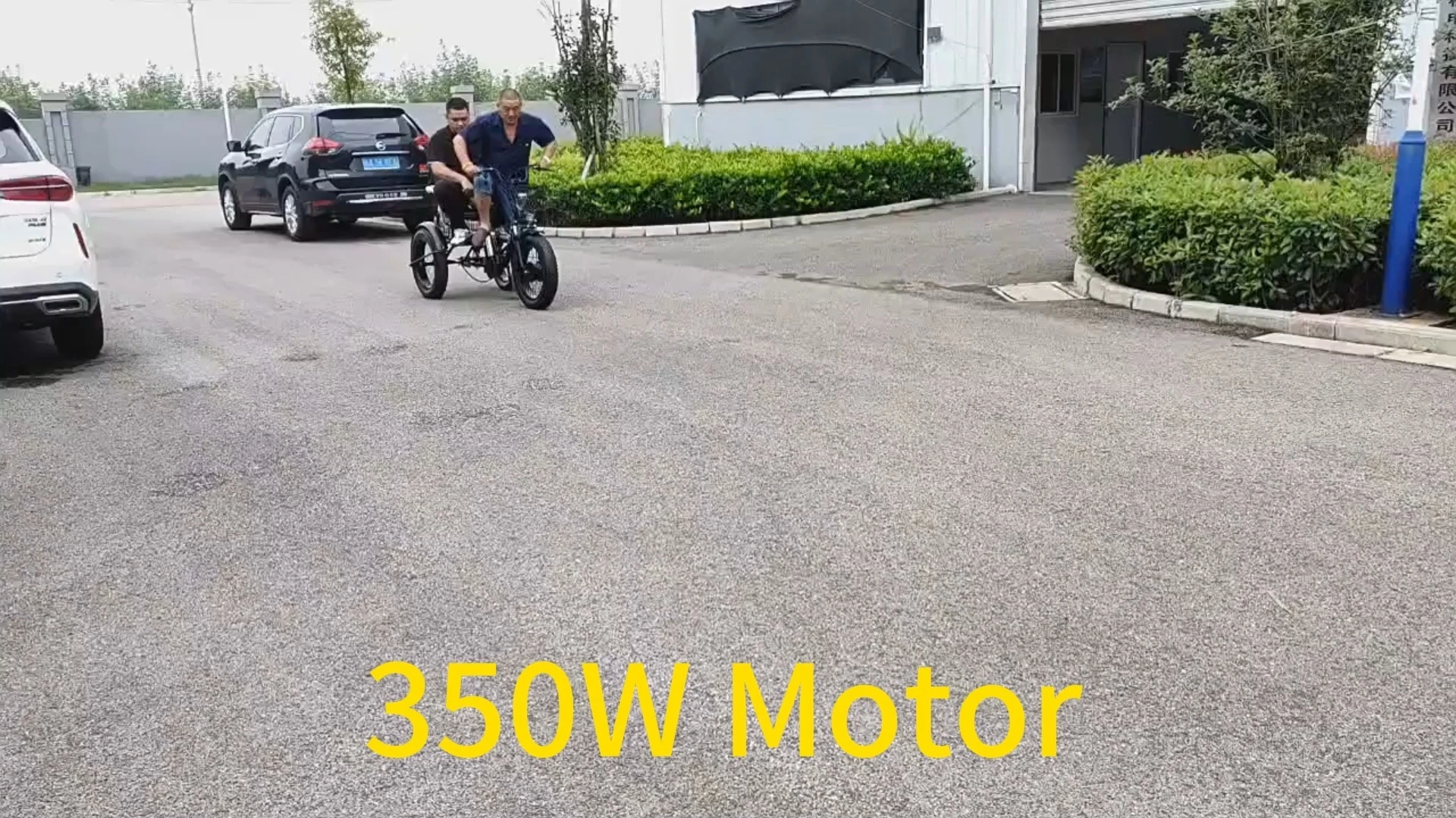 350W Lithium Battery 20*4 Inch Fat Tire 3 Wheel Electric Tricycle With Basket Seat 3 Wheel Electric Cargo Bike 1