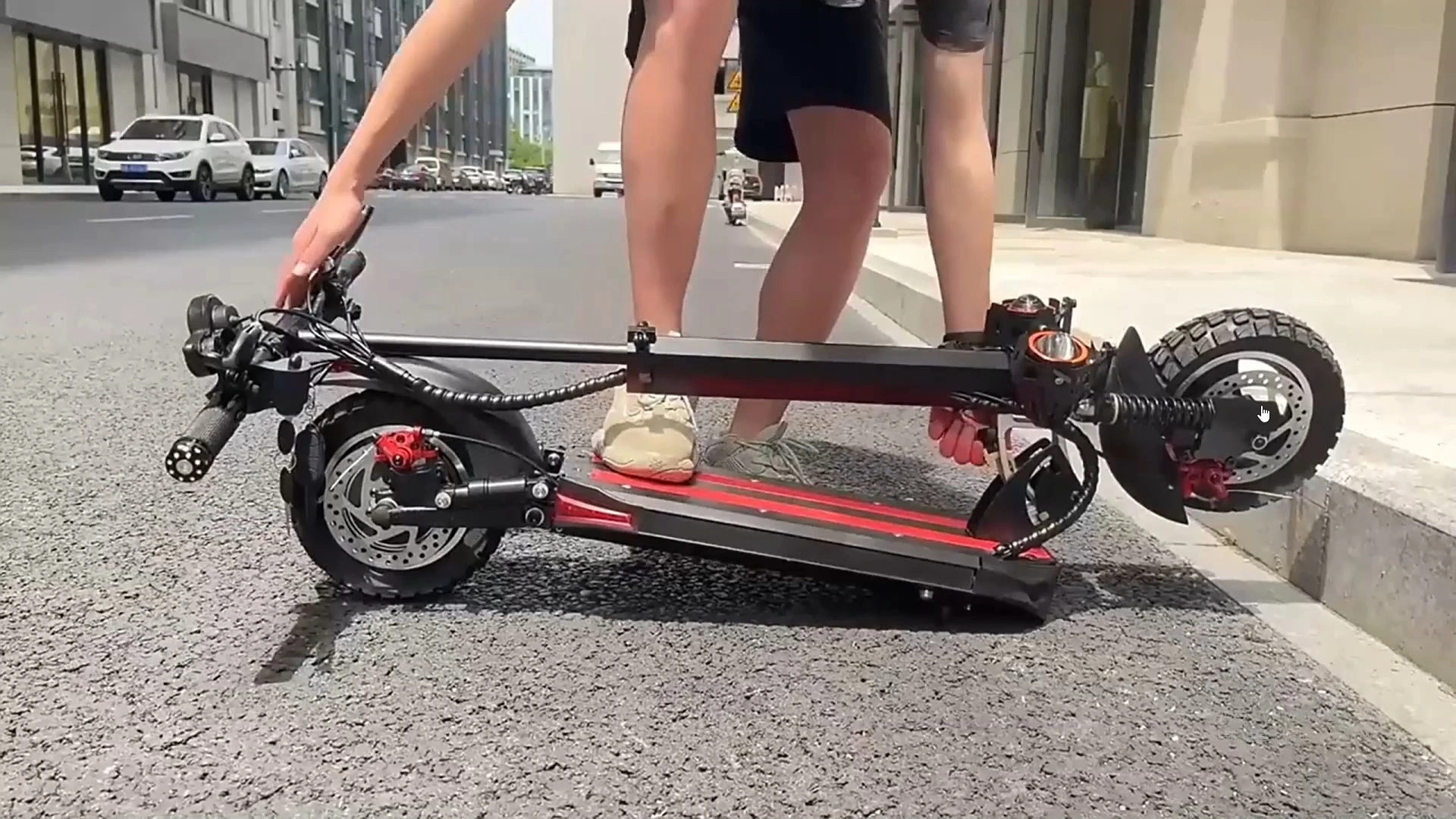800w Motor Power Folding 2 Wheel E Scooter High Speed Mobility Electric Scooter Wholesale China with Seat 1