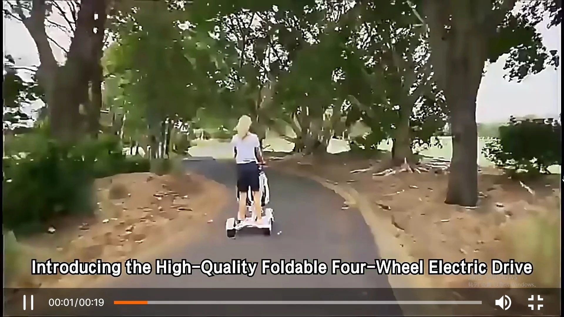 Foldable Four Wheel Electric 48V Golf Cart Trolley with Detachable Battery for Golf Course Lightweight Push Cart for Golf Course 1