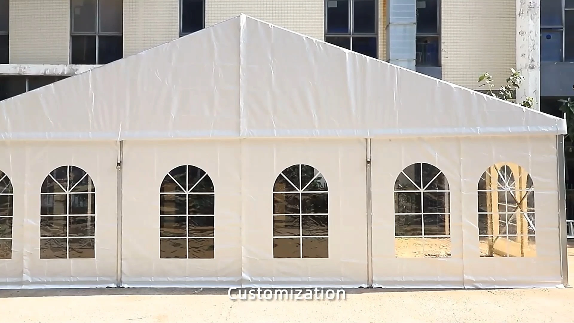 خيمة تخزين كبيرة قابلة للتخصيص للاستخدام التجاري والصناعي | تصميم معياري، تركيب سريع، غطاء من البولي فينيل كلوريد المقاوم للحريق 1