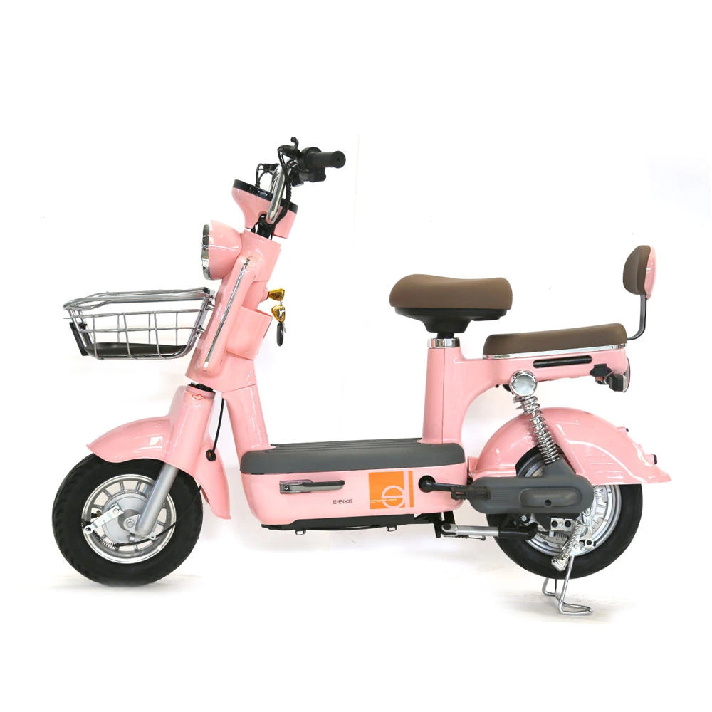 Wholesale 350W 48V E Scooter Bike 14 Inch Step Through Electric Bicycle Electric City Bike for Adults 1