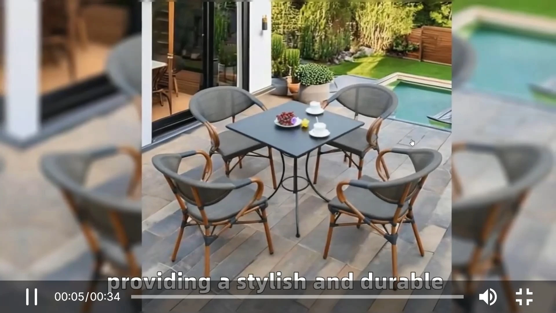 Hot Selling Bamboo Look Aluminum Chair for Event High Back Aluminum Cast Frame Dining Coffee Restaurant Chair Agent 1