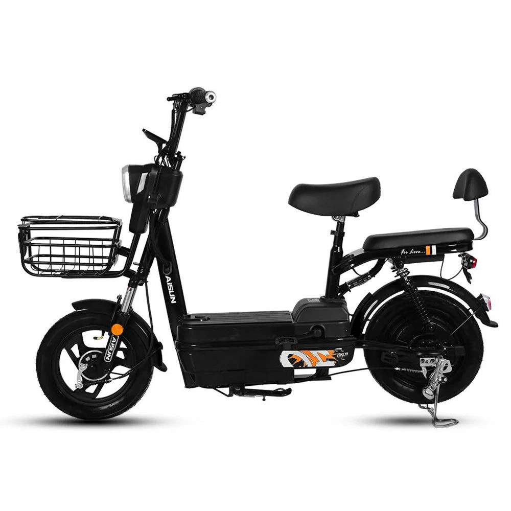 Wholesale Electric Bicycle 350W 48V Long Range Motor Ebike City Electric Bike Scooter for Adults 1