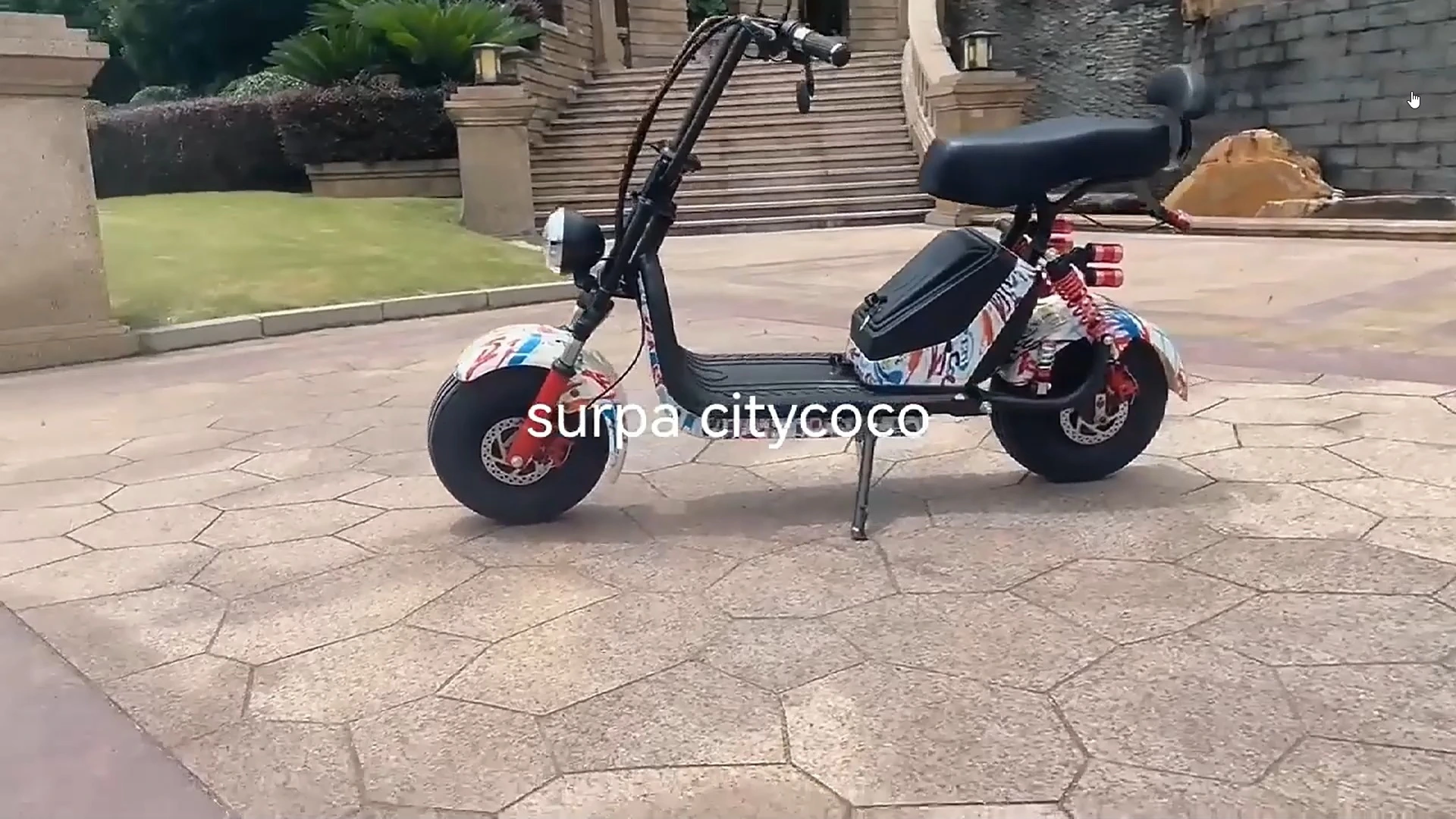 EEC High Reliability Adult Electric Scooter 60v20ah 2000w Competitive Price Fat Tire Cheap Electric Vehicle 1