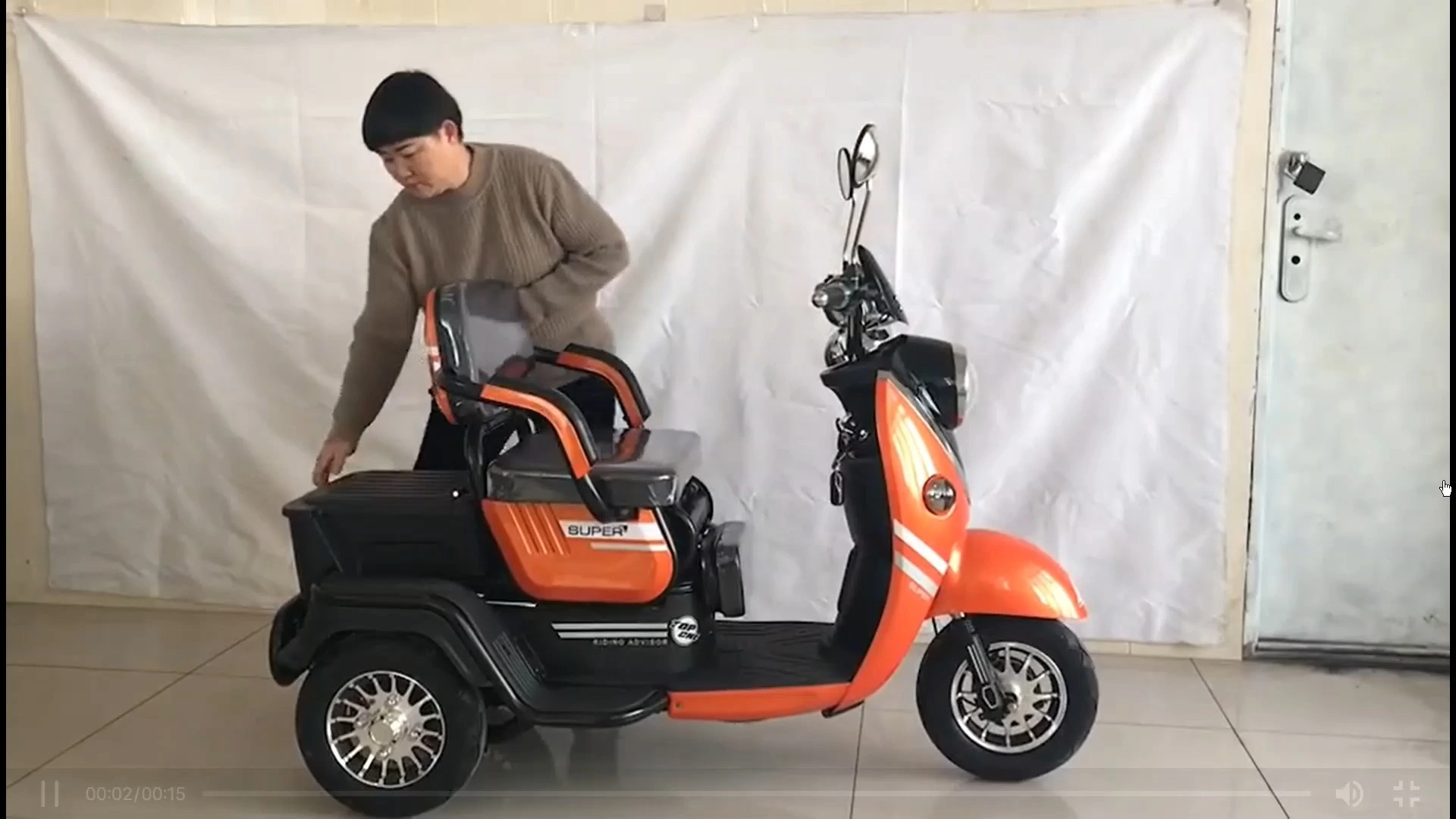 Adults Electric Motorcycle Scooter Hot Sale Popular 3 Wheels Electric Mobility Best Price New Style Electric Mobility 1
